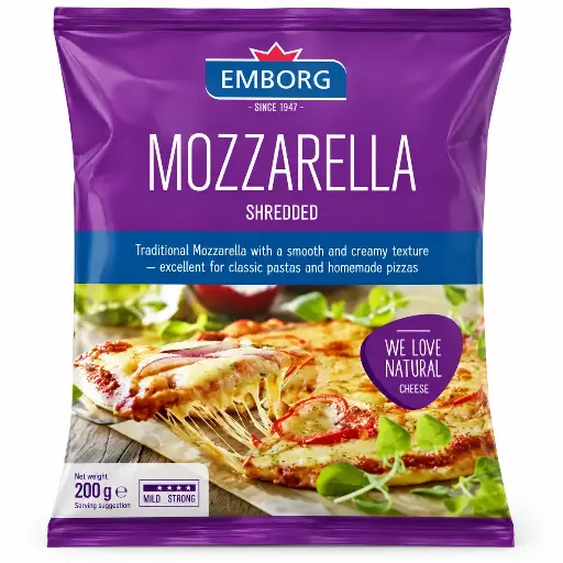 [EMB000029] Emborg Mozzarella Cheese 200g