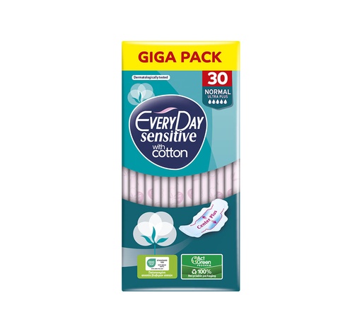 Every Day Giga Pack 30 Normal Sensitive With Cotton