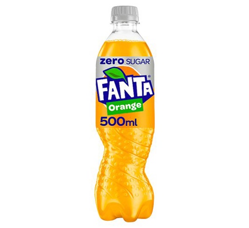 Fanta Zero Sugar Orange 500Ml