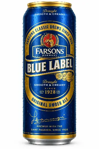 [9162] Farsons Blue Label Beer 440ml