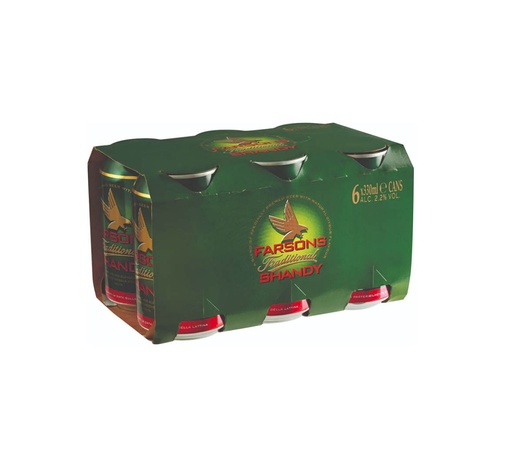 Farsons Traditional Shandy, 330Ml Can Pack Of 6