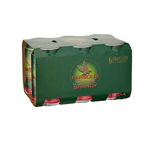 Farsons Traditional Shandy, 330Ml Pack Of 6