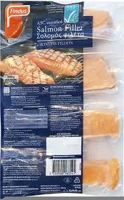 Findus Salmon Fillet, Skinless, 4Pcs 500 g