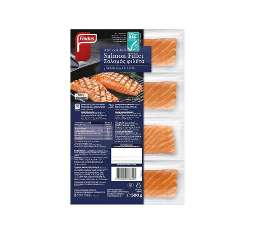 Findus Salmon Fillets, 4X500G