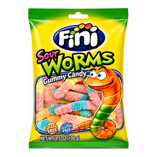 [FINI105] Fini 105 Jelly Worms 100g