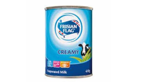 Frisian Flag Creamy Evaporated Milk, 410g
