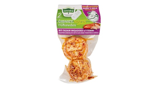 Hanini Mature Sheep Sundried & Garlic Gbejniet 80g
