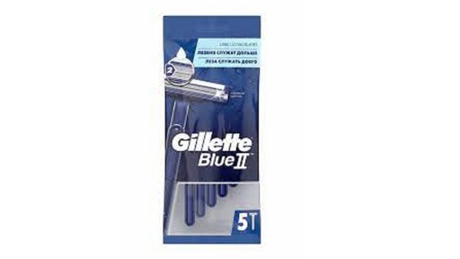 Gillette Silver Blue Razor Blade X5