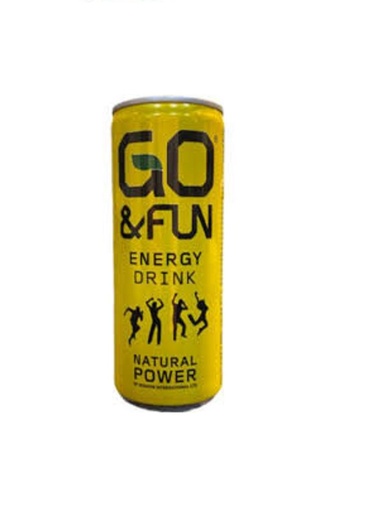 Go & Fun Energy Drink Ginger & Lime 250ml