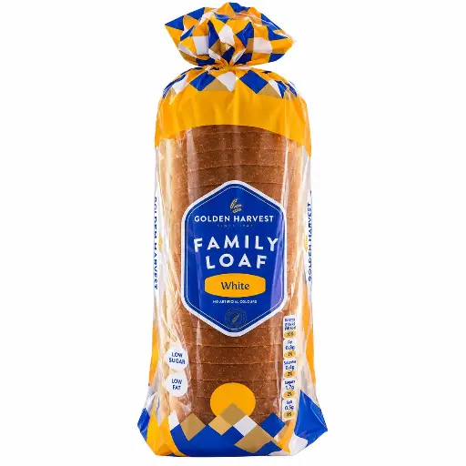 [FAMILY LOAF WHITE] Golden Harvest Family Loaf Sliced ​​500g
