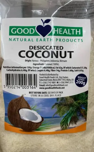 Good Health Desiccated Coconuts 200g