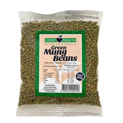 Good Health Green Mung Beans 200g