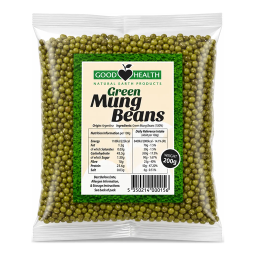 Good Health Green Mung Beans 200g