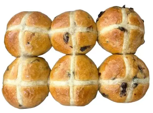 [HAI CROSS] Good Health Hot Cross Bun X6