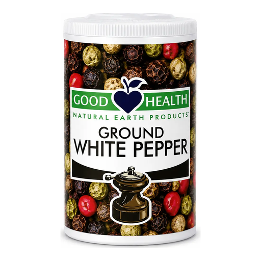 Good Health Tubes Ground White Pepper 30g