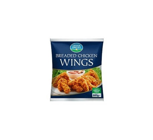 Green Valley Breaded Chicken Wings 900g