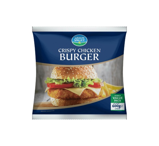 Green Valley Crispy Chicken Burger 600G