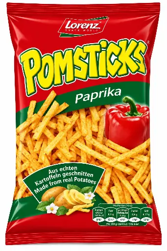 [POM2] Lorenz Pomsticks Paprika 100g 
