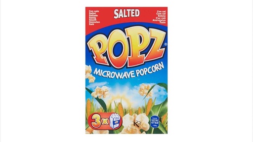 Popz Microwave Popcorn Salted