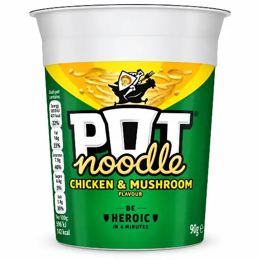 [POT000007] Pot Noodle Chicken & Mushroom, 90g