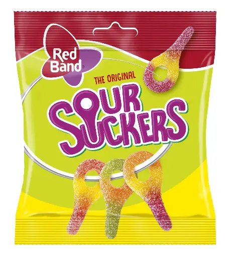 Red Band Sour Sucker 100g
