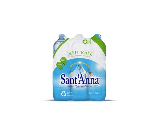 Sant'Anna Naturale Water 6 X 1.5 Litres
