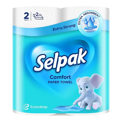 Selpak Comfort Paper Towel 2-Ply Pack Of 2