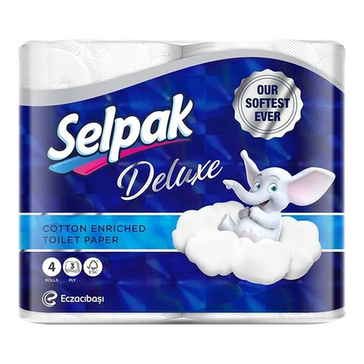 Selpak Deluxe 150 Sheets Pack Of 4
