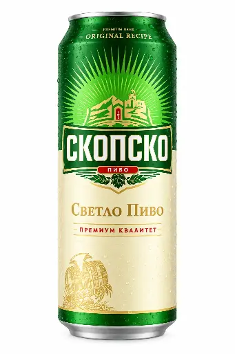 Skopsko Lager Beer Can 500ml