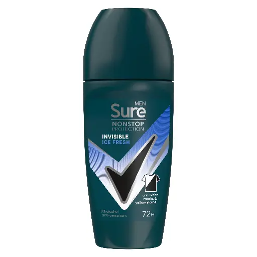 Sure FM Roll On Invisible Ice 50ml Non-Stop 50ml