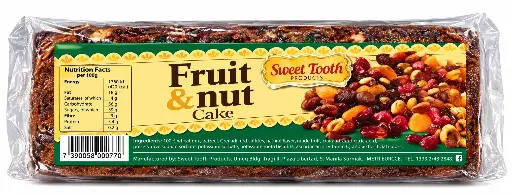 Sweet Tooth Fruit & Nut Sponge Cake 615g