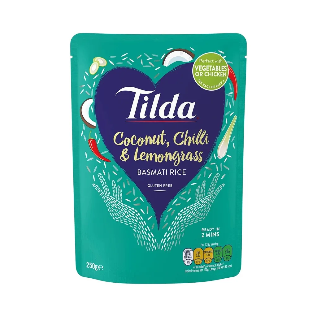 Tilda Coconut, Chili & Lemongrass Basmati Rice 250g
