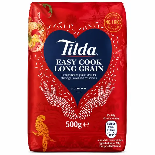 Tilda Easy Cook Long Grain Rice 500g