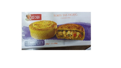 Torti Tat-Tigieg Chicken Mushroom Pie 300G
