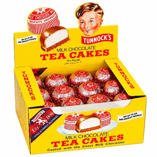 Tunnock'S Tea Pastries & Cakes Milk Chocolate 24g