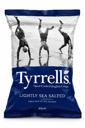 [TYR000001] Tyrrells Lightly Salted Crisps 150g