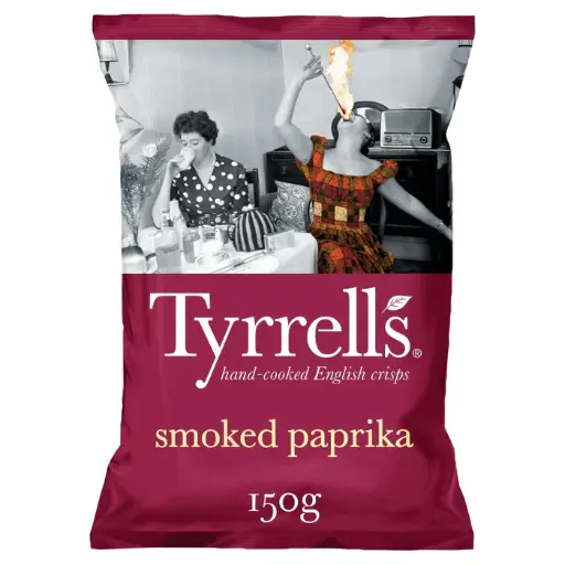 Tyrells Paprika Crisps 150g
