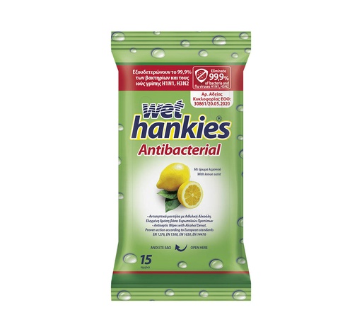 Wet Hankies Lemon Wipes