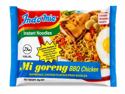 [IND90] Indomie Chicken Bbq Noodles X 5 82g