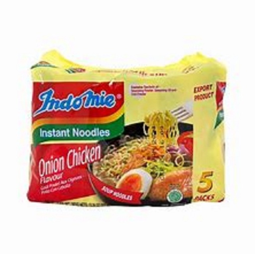 Indomie Instant Noodles Onion Chicken 4+1 Free 75g