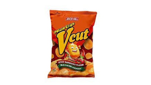 Jack 'N Jill'S Vcut Potato Chips (Spicy Barbecue Flavour) 60G