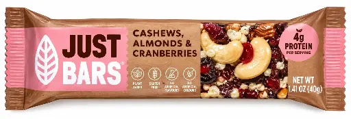 Just Bars Cashews, Almonds & Cranberries 40g