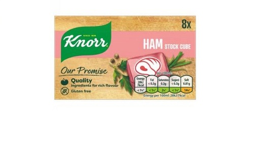 Knorr Ham Stock Cubes 8X80G