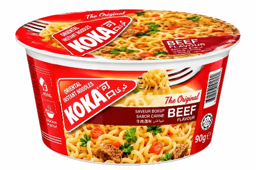 Koka Bowls Beef Noodles 90g