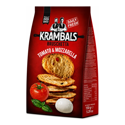 Krambals Bruschetta Tomato & Mozzarella 70g
