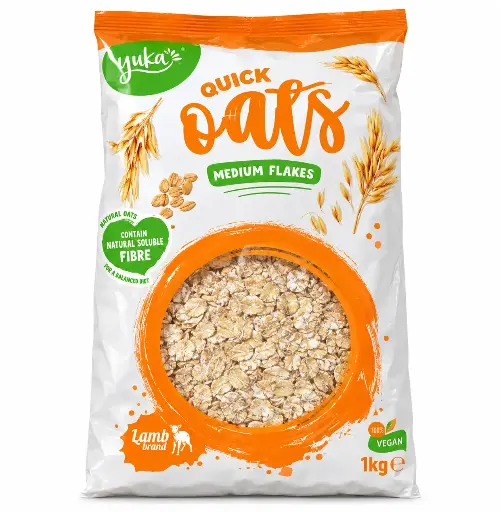 Yuka Cereals Lamb Brand Quick Oats 1Kg