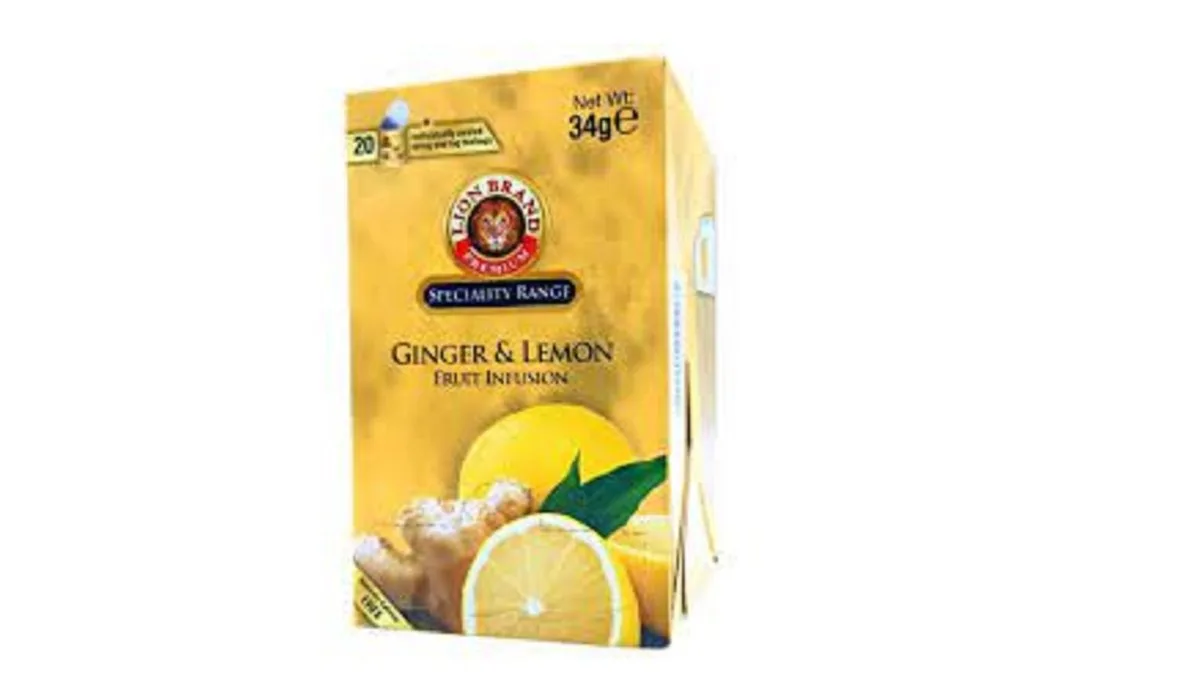 [LT/0028] Lion Ginger & Lemon Fruit Infusion 34g