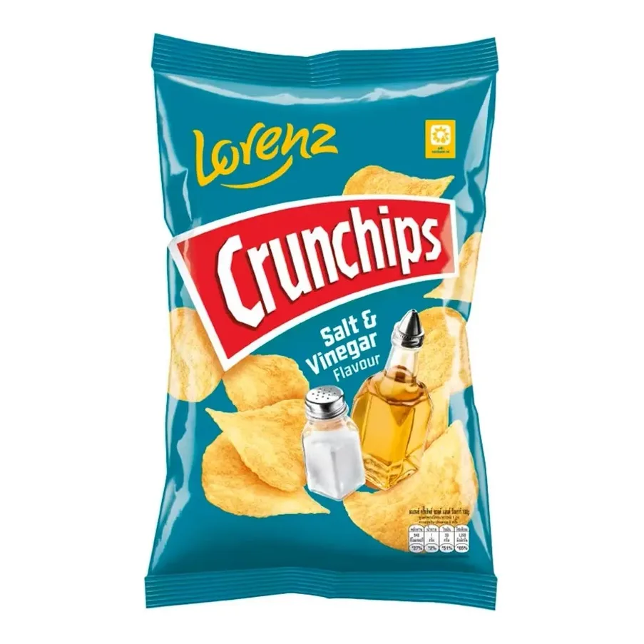 [LOR200] Lorenz Crunchips Salt & Vinegar 100g