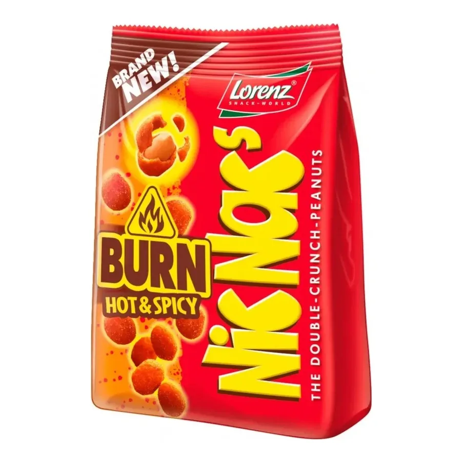 Lorenz Nic Nac's Burn Hot&Spicy 110g