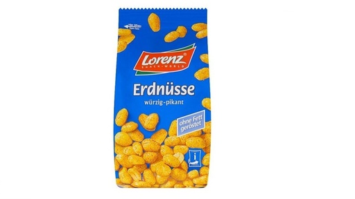 Lorenz Dry Roasted Peanuts 150g